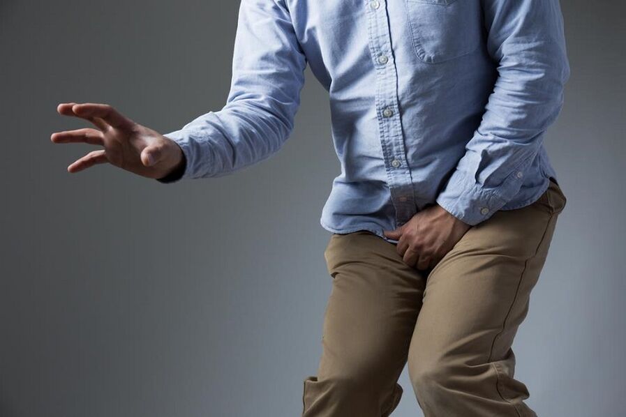 Leistenschmerzen als Prostatitis -Symptom